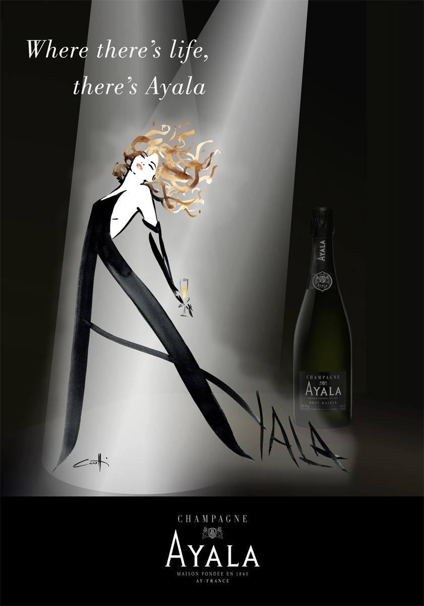 Poster for Champagne Ayala in the US Poster for Champagne Ayala in the US