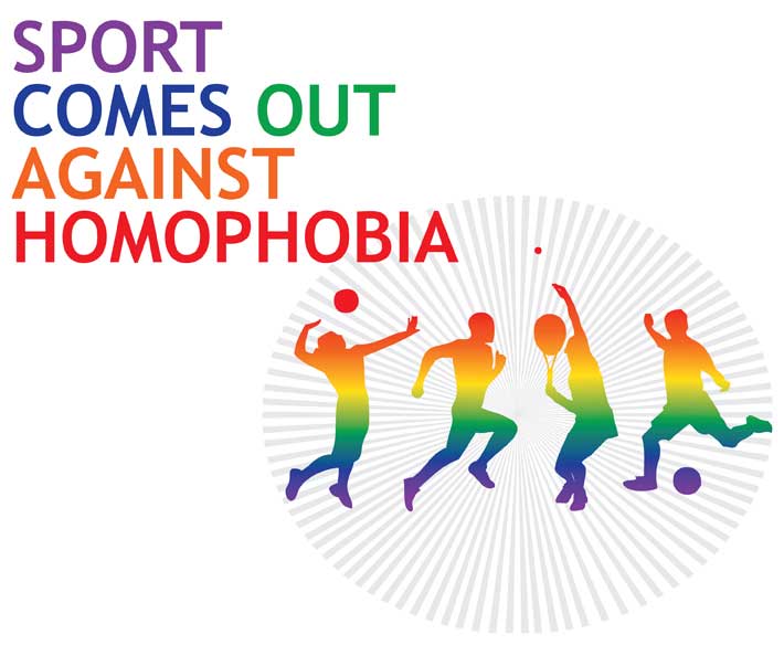 Sport comes out against homophobia - HRD event, December 2013 - visual
